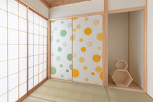 画像をギャラリービューアに読み込む, 引き手 緑(hikite) ふすま紙