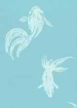 画像をギャラリービューアに読み込む, 金魚模様 水 (kingyomoyo) ふすまリメイクシート