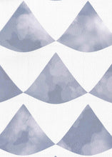 画像をギャラリービューアに読み込む, 波うろこ 空色鼠 (namiuroko) ふすまリメイクシート