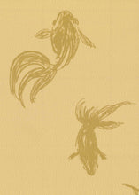 画像をギャラリービューアに読み込む, 金魚模様 金 (kingyomoyo) ふすまリメイクシート