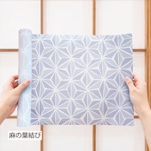 画像をギャラリービューアに読み込む, 1マスリメイク障子紙 麻の葉結び (asanoha musubi)