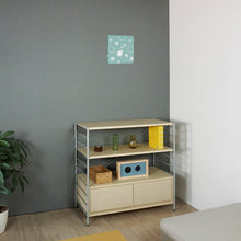 画像をギャラリービューアに読み込む, 引き手 緑(hikite) 和紙アートパネル