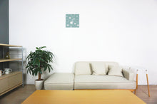 画像をギャラリービューアに読み込む, 引き手 緑(hikite) 和紙アートパネル