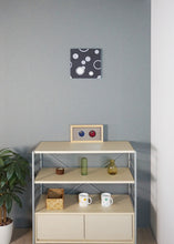 画像をギャラリービューアに読み込む, 引き手 黒(hikite) 和紙アートパネル