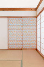 画像をギャラリービューアに読み込む, 波うろこ 山吹 (namiuroko) 障子紙