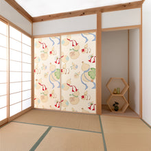 画像をギャラリービューアに読み込む, 多福の花 薄卵 (tafukunohana) ふすま紙
