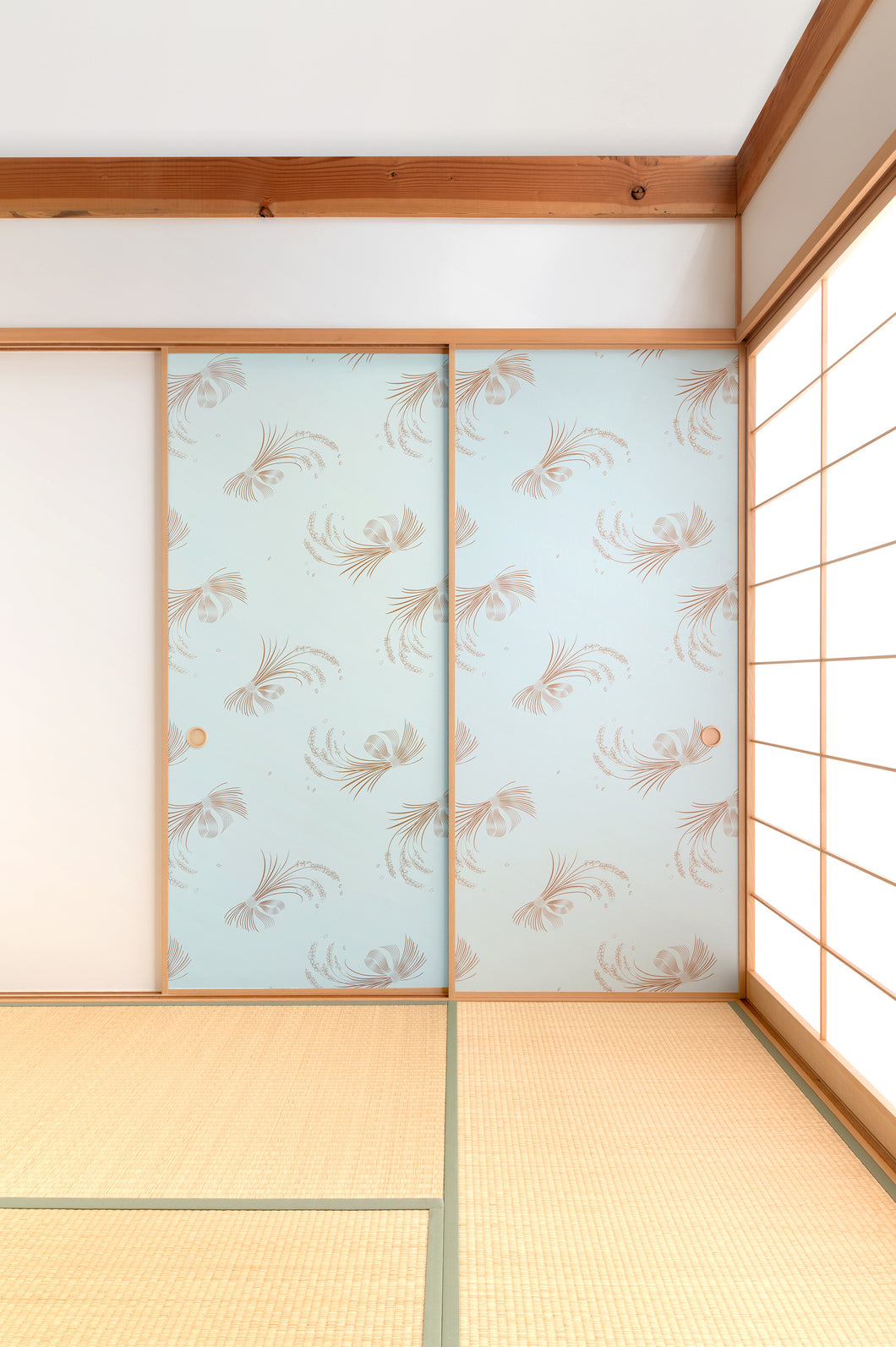 稲穂そよぐ 水 (inaho soyogu)  ふすまリメイクシート