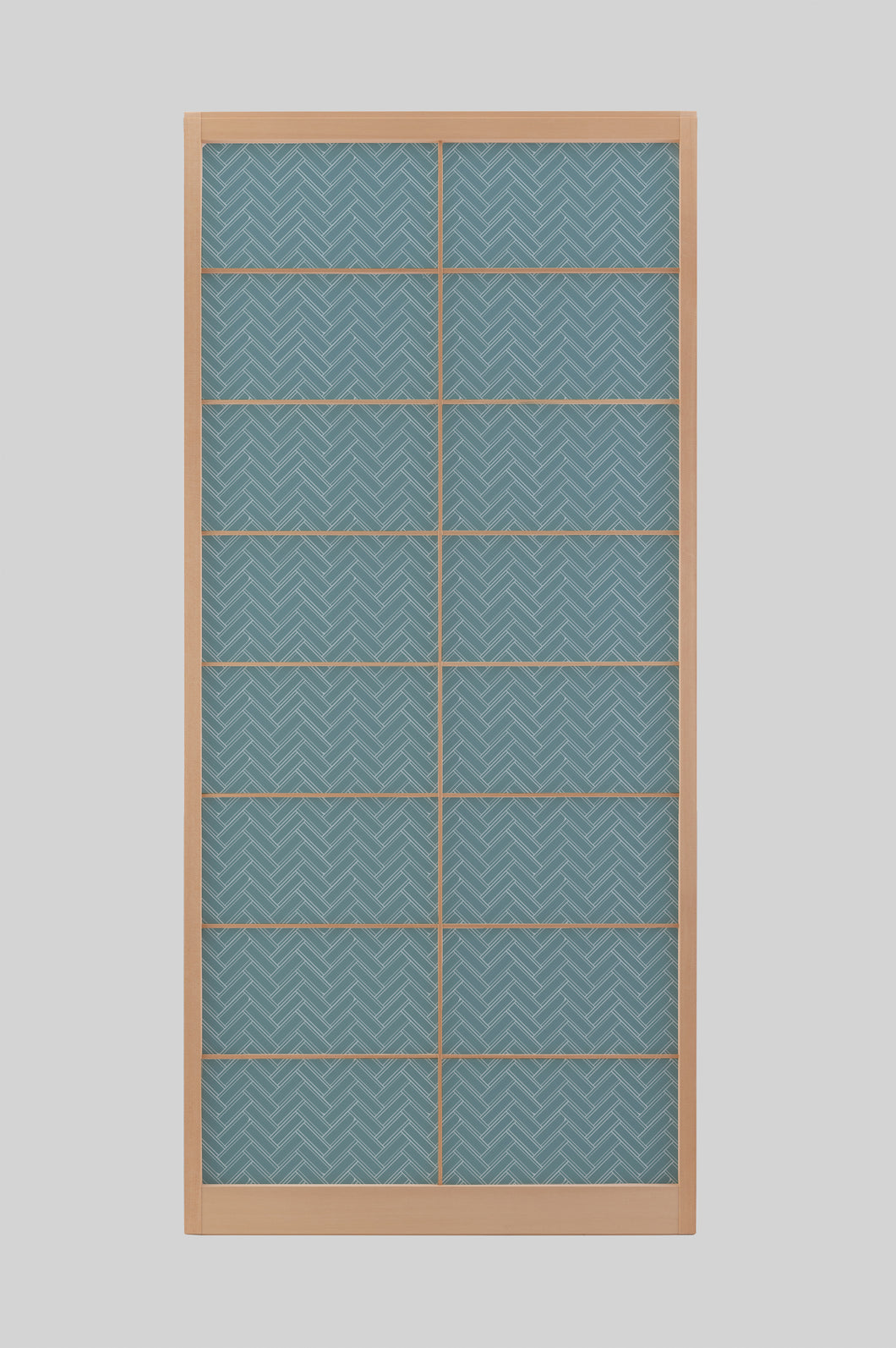 編み桧垣 藍鉄 (amihigaki) 障子紙
