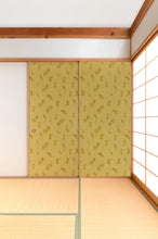 画像をギャラリービューアに読み込む, 金魚模様 金 (kingyomoyo)  ふすま
