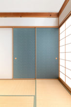 画像をギャラリービューアに読み込む, 編み桧垣 藍鉄 (amihigaki)  ふすま
