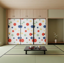 画像をギャラリービューアに読み込む, 引き手 カラフル（hikite） ふすま紙
