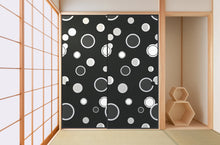 画像をギャラリービューアに読み込む, 引き手 黒 (hikite）ふすまリメイクシート
