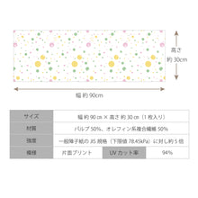 画像をギャラリービューアに読み込む, 1マスリメイク障子紙 四季あられ｜サイズ幅90cm×高さ30cm 強度・UVカット率の仕様表
