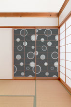 画像をギャラリービューアに読み込む, 引き手 黒 (hikite) 障子紙
