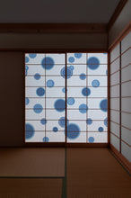 画像をギャラリービューアに読み込む, 引き手 藍 (hikite) 障子紙
