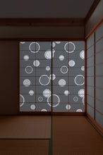 画像をギャラリービューアに読み込む, 引き手 黒 (hikite) 障子紙
