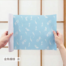 画像をギャラリービューアに読み込む, １マスリメイク障子紙  金魚模様 （kingyo moyo)
